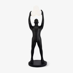 Enlightened Figure Sculptor Uplight Lamp Floor Lamp