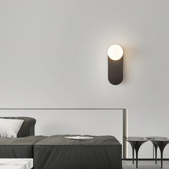Flat Base Globe Wall-mounted lamp Sconce