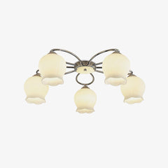 Floral Glass Overhead light Ceiling Lamp