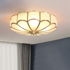 Scalloped Flush Overhead light Ceiling Light