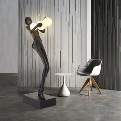 Gentleman Sculpture Ambient Floor Lamp Floor Lamp