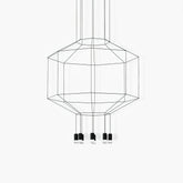 Geometric Lines Droplight Pendant Lamp