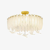 Glass Feather Ceiling fixture Ceiling Light