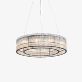 Glass Tube Ring Pendant light Chandelier