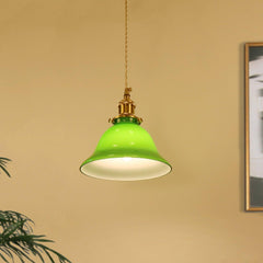 Green Bell Houselight Pendant Light