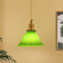 Green Bell Houselight Pendant Light