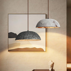 Half Dome Vintage Ceramic Droplight Pendant Lamp
