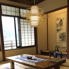 Handmade Sigyn Bamboo Droplight Pendant Lamp