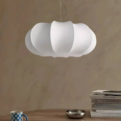 Oblate Silk Droplight Pendant Lamp