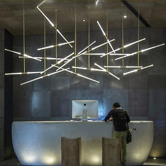 Hash Linear Pendant light Suspension