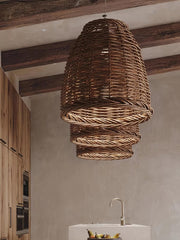 Hues Wicker Hanging light Pendant Lamp