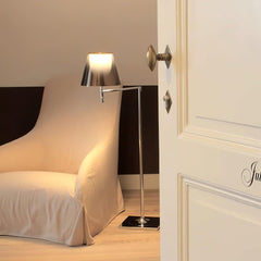 Chrome Prism Bending Free-standing Lamp Floor Light