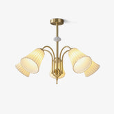 Medieval Ceramic Trumpet Electrolier Chandelier