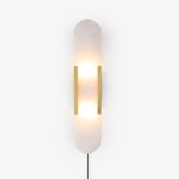 Melange Elongated Plug-in Bracket light Sconce