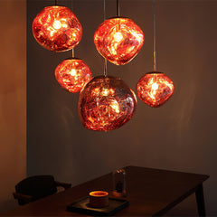 Multi Lava Round Hanging light Pendant Lamp