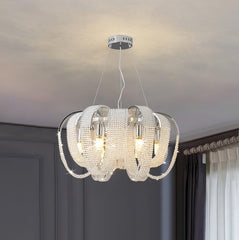 Mesh Crystal Electrolier Chandelier