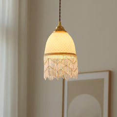 Mesh Tassel Glass Ceiling light fitting Pendant Light