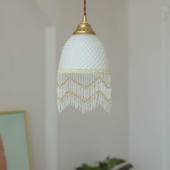 Mesh Tassel Glass Ceiling light fitting Pendant Light
