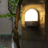 Minimalist Waterproof LED Dark Gray Modern Outdoor Wall Lamp Exterior Lights