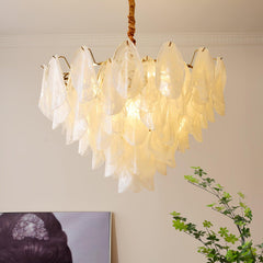 Multi Tier Cloud Glass Droplight Pendant Light