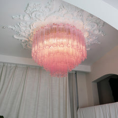 Murano Pink Glass Ceiling-mounted light Ceiling Light