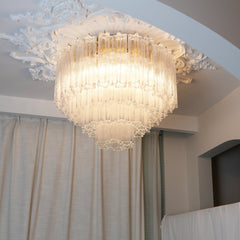 Murano Pink Glass Ceiling-mounted light Ceiling Light