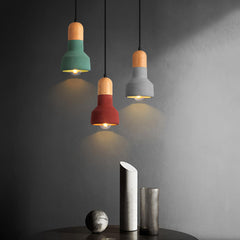 Nessa Wood Ceiling light fitting Pendant Light