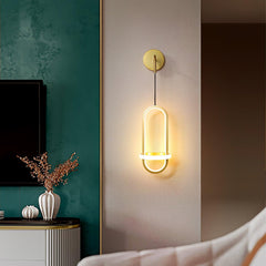 Oval Brass Wall-mounted light Wall Light