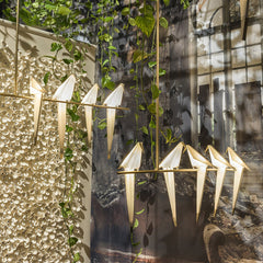 Paper Crane Bird LED Pendant light Chandelier