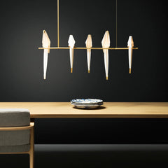 Paper Crane Bird LED Pendant light Chandelier