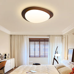 Pebble Walnut Ceiling light Ceiling Light