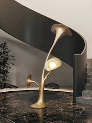 Petunia Sculpture Torchiere Lamp Floor Lamp
