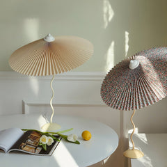 Pleated Hat Work lamp Table Lamp