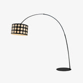 Polka Arc Fabric Free-standing Lamp Floor Lamp