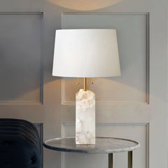 Raw Alabaster Reading light Table Lamp