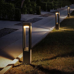 Rectangular Column Garden Floodlight Outdoor Light