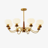 Regency Globe Gasolier Chandelier