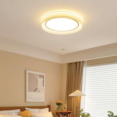 Round Pleated Overhead light Ceiling Lamp
