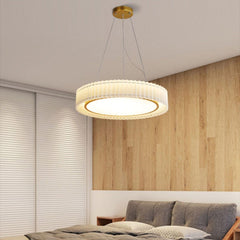 Round Pleated Houselight Pendant Lamp