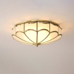 Scalloped Flush Overhead light Ceiling Light