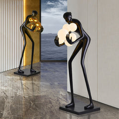Sentinel Sculpture Free-standing Lamp Floor Lamp