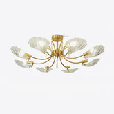 Shell Brass Overhead light Ceiling Lamp