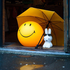 Smiling Rechargeable Built-in Battery Bedside lamp Table Lamp