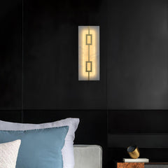 Square Alabaster Wall-mounted light Wall Lamp