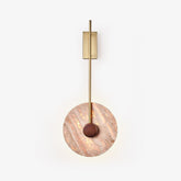 Travertine Disc Wall light fixture Wall Lamp