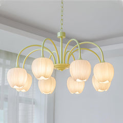 Tulip Matcha Crown Chandelier