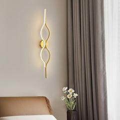 Twist Brass Wall light Wall Light