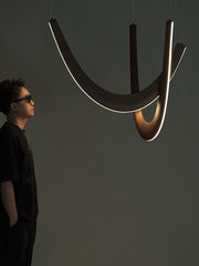 U Wooden Houselight Pendant Lamp