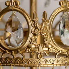 Vintage Crystal Nightstand lamp Table Light