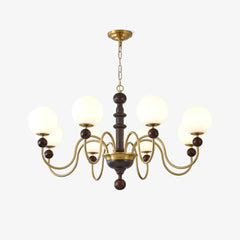 Vintage Curved Sphere Pendant light Chandelier